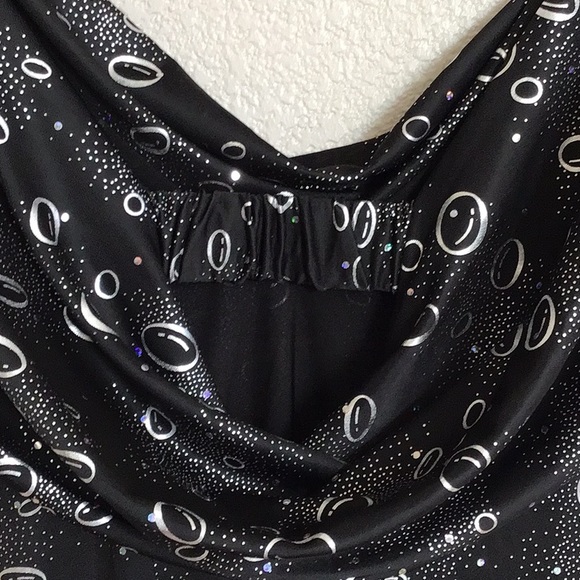 Tatyana black universe pencil dress. - Picture 4 of 5